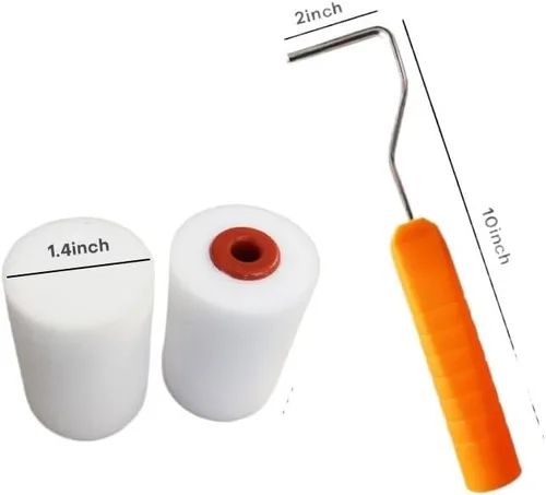 Miniatura 2 de kit de rodillos de pintura Juego De Pinceles De Espuma Aceitosa De 2 Pulgadas, Kit De Esponja De Poliéster, Mini Rodillo De Pintura Para Decoración
