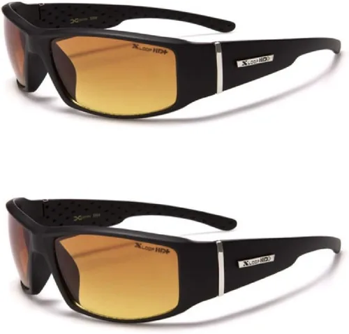 Miniatura 2 de X LOOP Gafas de conducción antirreflejos HD, paquete de 2 Marrón