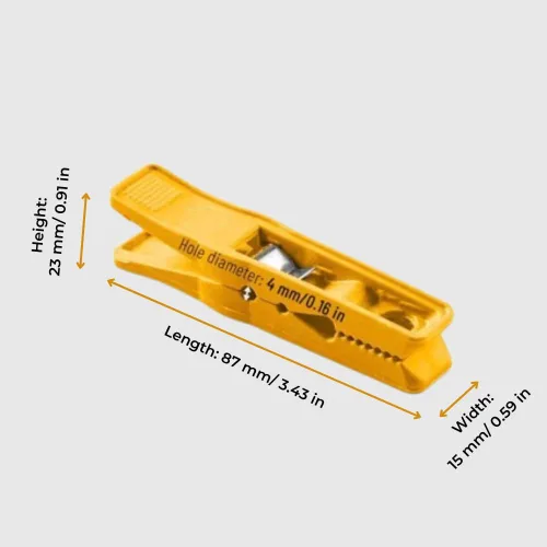 Miniatura 2 de Plasti-Flex Alfileres de ropa – Alfileres de ropa de plástico resistente – Pinzas para colgar ropa, secar, recortar – Clips de lavandería para secar