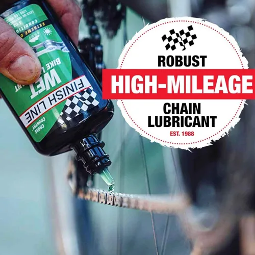 Miniatura 2 de Finish Line WET lubricante para cadena de bicicleta aceites de bicicleta