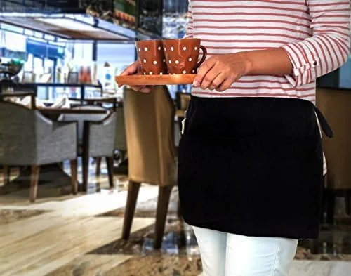 Miniatura 6 de Utopia Wear Waist Apron, Server Short Apron for Men Women, Kitchen, Restaurant Unisex Apron