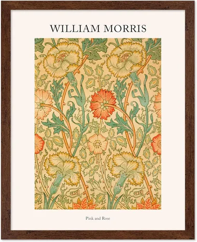 Miniatura 14 de Poster Master Póster vintage de William Morris, estampado de patrón retro de Santiago, arte de flores, arte de patrón textil, regalo para hombres