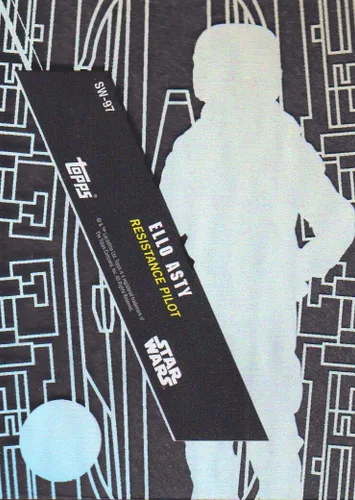 Miniatura 2 de 2016 Topps SW High Tek Pattern 3 Form 2 Trading Card #SW-97 Ello Asty