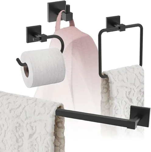 Miniatura 9 de Amerock Níquel cepillado Appoint 5 piezas Juego de accesorios de baño