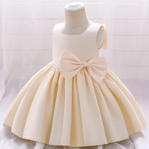 Miniatura 3 de IADOER Girl Flower Dress Sleeveless Flower Princess Wedding Dress for Toddler and Baby Girl