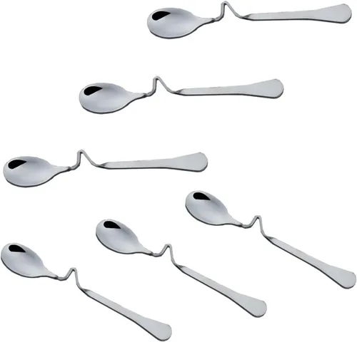 Miniatura 6 de Cuchara colgante de café o té Cuchara creativa para café expreso, cuchara doblada, cuchara de acero inoxidable, con miel, leche, café, cucharadita
