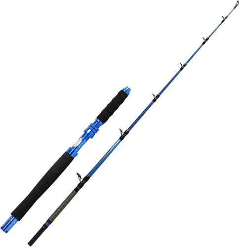 Miniatura 2 de Fiblink Plantilla de grafito de agua salada Jigging Caña de pescar de caña de pescar Deep Sea Jig Pole 5'6"/6