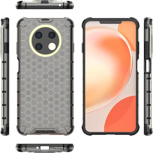 Funda compatible con Huawei nova Y91 4G, compatible con Huawei nova Y91 4G STG-LX1 STG-LX2 funda 2 en 1 para teléfono, color negro