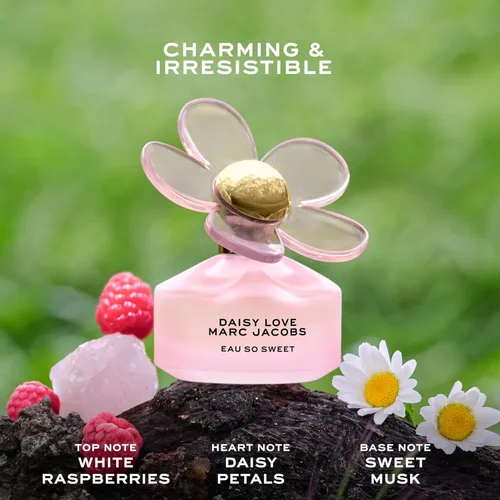 Miniatura 2 de Marc Jacobs Daisy Love Eau So Sweet Eau de Toilette – Floral Women's Perfume – With Notes of White Raspberries, Daisy Petals & Sweet Musk