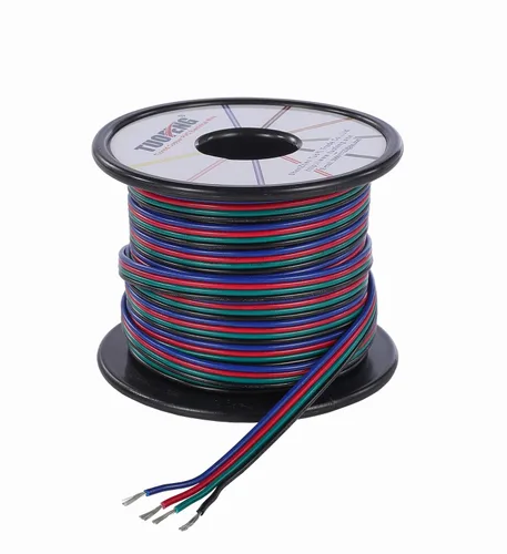Miniatura 12 de TUOFENG Cable eléctrico de silicona de 22 AWG de 30 pies [15 pies negro y 15 pies rojo] 2 conductores de alambre paralelo cables de cobre estañado