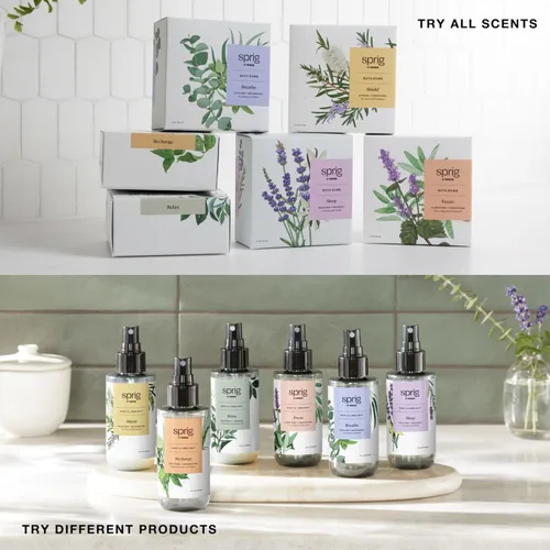 Miniatura 6 de Sprig by KOHLER - Vela de aromaterapia para dormir con lavanda y vainilla, cera de soja 100% natural, aroma relajante y pacífico, regalo
