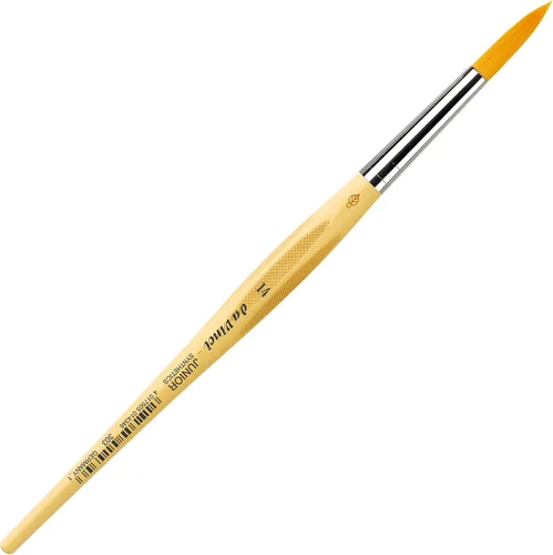 Miniatura 2 de da Vinci Student Series 303 Junior - Brocha redonda elástica sintética con mango lacado que no se enrolla, tamaño 14