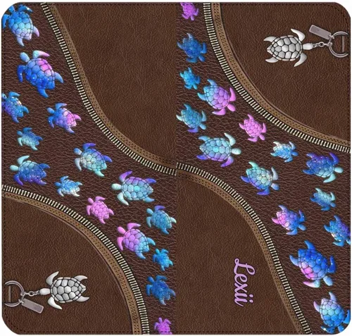 Miniatura 2 de InterestPrint Pulsera de mano con nombre personalizado con correa, cartera de mano de mariposa para mujer, Multi
