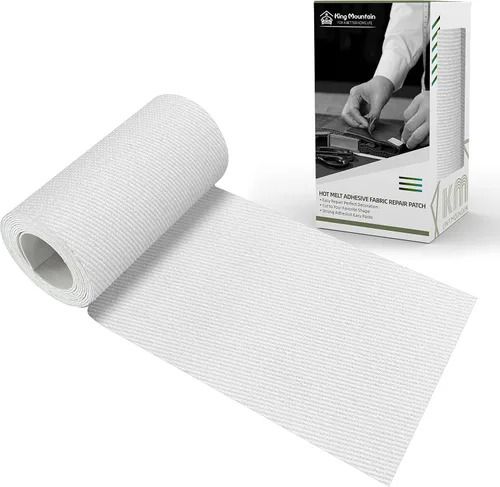 Miniatura 59 de KING MOUNTAIN Parche de lona para planchar, 3"×60", parche de reparación de tela de algodón 100% impermeable, utilizado para varios sofás, tiendas