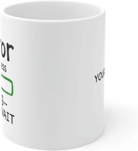 Miniatura 4 de Panvola Doctor in Progress Loading Doctor - Taza divertida de graduación para estudiantes de doctorado en medicina, taza de cerámica, 11 onzas, Negro