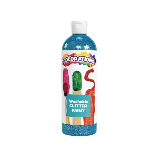 Miniatura 14 de Colorations Pinturas con purpurina lavables sin parabenos para niños, juego de 11, 16 onzas cada una, no tóxicas y fabricadas en los Estados Unidos.