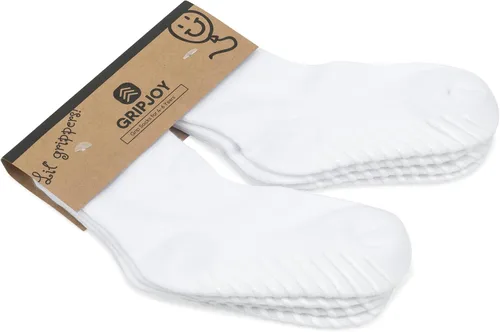 Miniatura 13 de Gripjoy Toddler Socks with Grippers, Non-Slip for Kids, Enhanced Stability, Comfortable Cotton - 4 Pairs