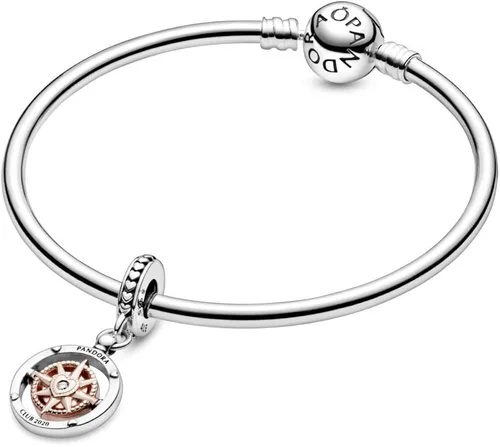 Miniatura 5 de PANDORA 2020 - Brújula con cuentas de diamante PANDORA de 0,01 ct TW hvs 788590C01