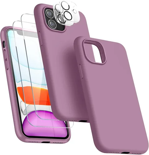 Miniatura 8 de Funda de silicona para iPhone 11 con protector de pantalla, funda de silicona para iPhone 11 i Phone 11 funda para, delgada funda protectora