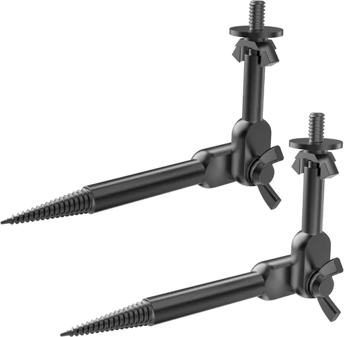 Soporte para cámara de sendero, soporte de cámara de juego, paquete de 2 soportes de árbol atornillados con rosca de 1/4 "-20, soporte giratorio de