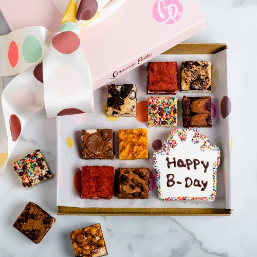 Miniatura 9 de Envíe su mensaje de agradecimiento con una caja de regalo Brownie Points Brownies: Creado con los mejores ingredientes más frescos, sabores más
