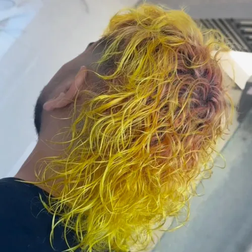 Miniatura 3 de Pallure Máscara refrescante de pigmento de color, acondicionador semipermanente para depósitos de color de cabello, 8.5 onzas, amarillo brillante