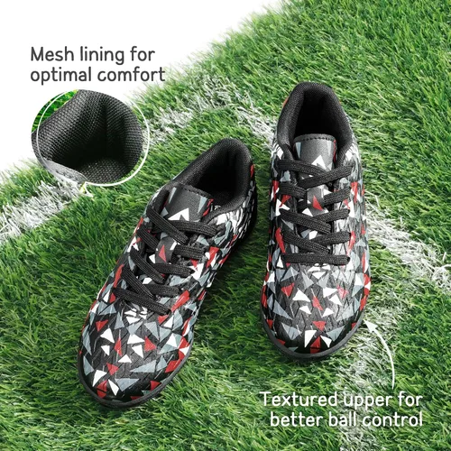 Miniatura 3 de DREAM PAIRS Zapatos de fútbol de interior para niños y niñas con cordones (bebéniño pequeñoniño grande)
