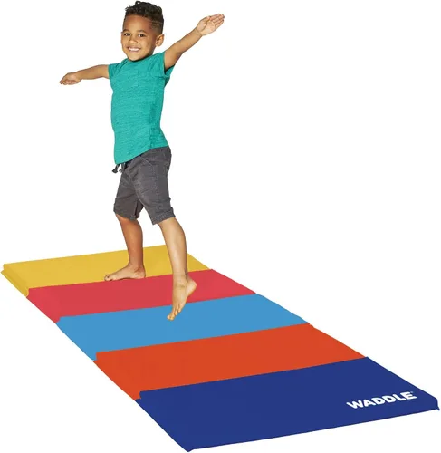 WADDLE Colchoneta para gimnasia infantil, entrenamiento, ejercicio en casa