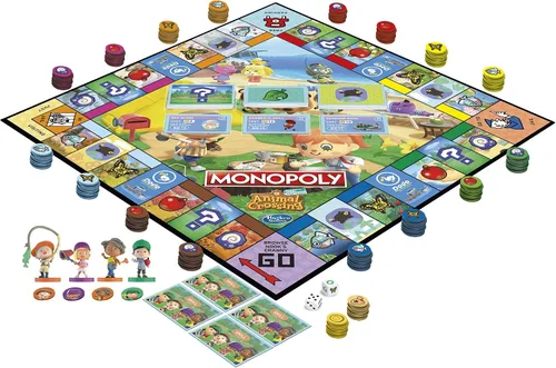 Miniatura 3 de Monopoly Animal Crossing New Horizons Edition - Juego de mesa para niños de 8 años en adelante, divertido juego para jugar para 2-4 jugadores
