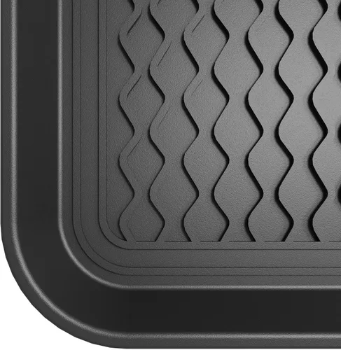Miniatura 8 de Ottomanson TRY400-30X15 de charola multiuso 1.2 pulgadas multiuso Boot & Shoe, charola de resistente al agua para todos los climas uso exterior