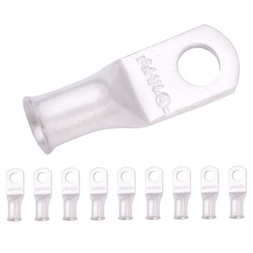 Miniatura 167 de SELTERM 5 piezas terminales de cable de cobre estañado 1/0 AWG perno de 1/2", extremos de cable de batería, terminales de anillo, conectores