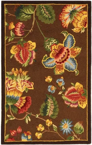 Miniatura 27 de SAFAVIEH Chelsea Collection - Alfombra decorativa de 2 pies 6 pulgadas x 4 pies, color marfil, lana de campo francesa enganchada a mano, ideal