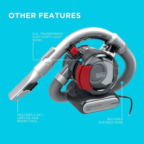 Miniatura 11 de BLACK+DECKER 12 V Flexi Auto Dustbuster