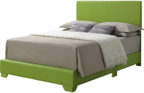 Miniatura 10 de Glory Furniture Cama individual tapizada de piel sintética Aaron en color rosa