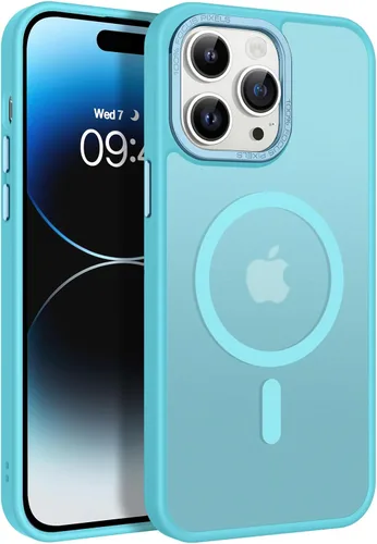 Miniatura 13 de BENTOBEN Funda magnética para iPhone 14 Pro [compatible con Magsafe] translúcida mate 14 Pro, delgada, a prueba de golpes, para mujeres, hombres