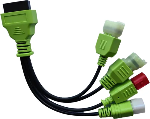 Cable adaptador de diagnóstico OBD para motocicletas, 4 pines + 6 pines macho a OBD2 16 pines hembra 4 en 1 EURO5 conector OBDII para motocicleta
