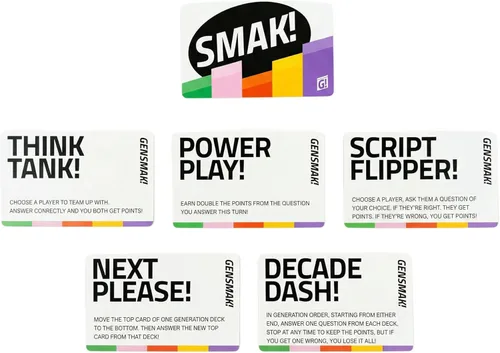Miniatura 7 de GENSMAK! Juego de fiesta - Atractivo juego de trivia multigeneracional con pistas cómicas - Divertido para familiares y amigos, adultos