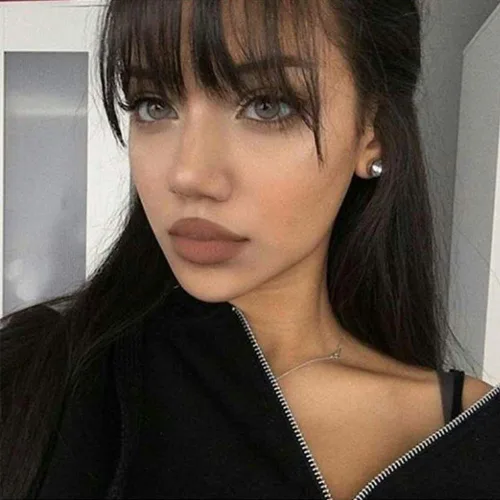 Miniatura 4 de Flequillo con clip de cabello humano, clip de cabello negro natural, flequillo de cortina de aire para mujer, clips de flequillo para mujer