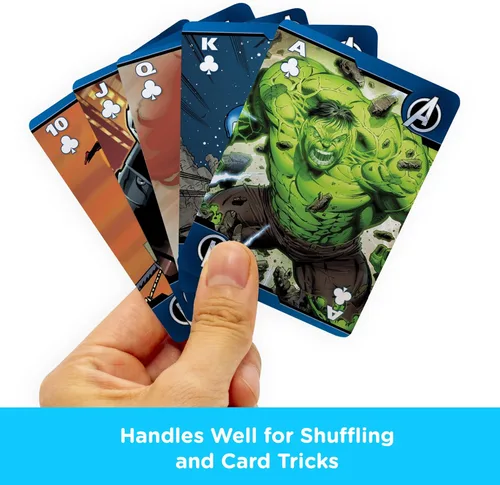 Miniatura 4 de AQUARIUS Marvel Avengers Comics - Juego de cartas de 3 pulgadas, multicolor