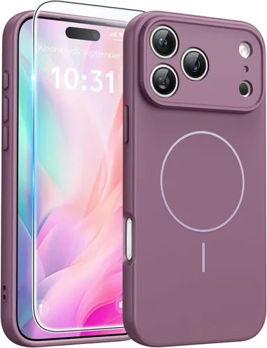 Miniatura 116 de FNTCASE - Funda para iPhone 16 Pro: magnética, mate, translúcida, de grado militar, protectora contra caídas, resistente, fina, duradera y a prueba