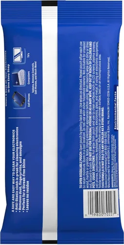 Miniatura 10 de Toallitas de limpieza electrónica Windex, toallitas para pantallas prehumedecidas para televisores, teléfonos y otros dispositivos electrónicos