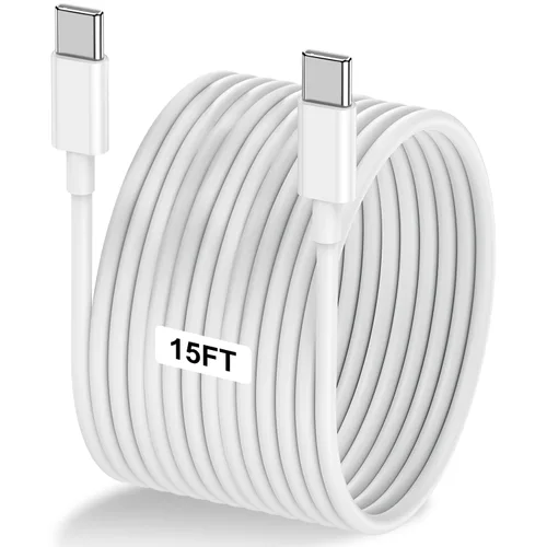 Miniatura 15 de Paquete de 2 cables USB C a USB C de 10 pies y 60 W, cable tipo C a tipo C, cable de carga rápida para iPhone Air 17 16e 16 15 Pro Plus Pro Max