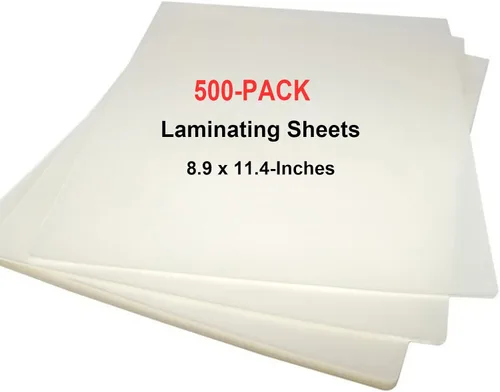 Miniatura 12 de MPRT Hojas de laminación, bolsas de laminación térmica transparentes de 3 mil, 8.9 x 11.4 pulgadas, hojas laminadas de papel para laminador, paquete