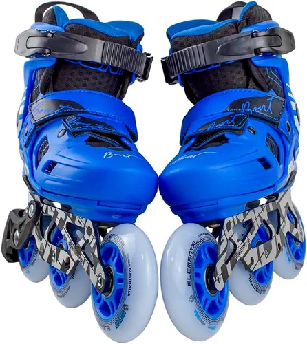 Miniatura 5 de Bont Patines en línea Scoot Kids - Patines de velocidad de rendimiento - Patines de ruedas para niños y niñas Azul