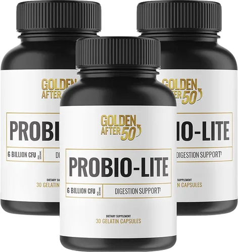 Miniatura 7 de Golden After 50 Probio-Lite - para la salud intestinal y el apoyo a la digestión - Probióticos para hombres y mujeres - 30 cápsulas de gelatina