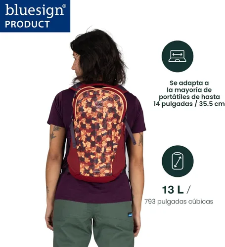 Miniatura 2 de Osprey Daylite - Mochila para viajes diarios, ligera, con funda para laptop, bolsillos para botellas Magma Marrón/Tungsteno
