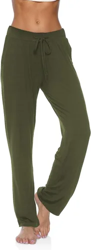 Miniatura 2 de DIBAOLONG - Pantalones de yoga para mujer, pierna ancha, cómodos, con cordón, casuales, sueltos, pierna recta, pantalones de entrenamiento