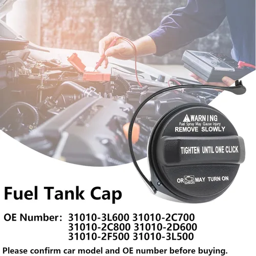 Miniatura 2 de Tapa de llenado de tapa de depósito de combustible para Genesis G70 G80 G90 para Hyundai Accent Elantra Kona Santa Sonata 31010-3L600 31010-2C700