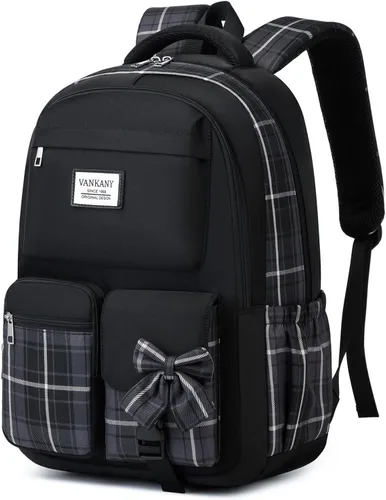 Miniatura 8 de Mochila escolar para niñas adolescentes, bonita bolsa para computadora portátil para escuela secundaria y universidad, mochila estudiantil Morral