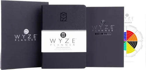 Miniatura 2 de Wyze Planner Agenda diaria sin fecha, organizador de productividad A5 de 6 meses con página completa por día, horario por hora, establecimiento